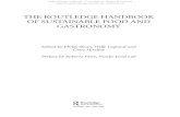 THE ROUTLEDGE HANDBOOK OF SUSTAINABLE FOOD … · THE ROUTLEDGE HANDBOOK OF SUSTAINABLE FOOD AND ... The Routledge handbook of sustainable food and gastronomy / edited by ... 9 Sustaining