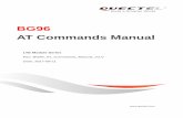 BG96 AT Commands Manual - quectel.com€¦ · 6 Network Service Commands ..... 66 6.1. AT+CREG Network Registration Status ...