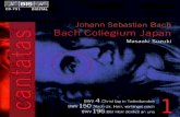 BACH, Johann Sebastian - eClassical.com · On starting the complete recordings of J.S. Bach’s Cantatas It may seem strange to think that the Japanese perform the cantatas of Johann