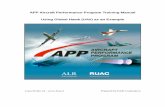 APP Aircraft Performance Program Training Manual Aircraft Performance Program Training Manual Using Global Hawk (UAV) as an Example Lista Studio srl - Prepared by DAR Corporation 2
