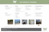 2017 PRODUCT OFFERING - wolfleader.com · 2017 PRODUCT OFFERING CABINETRY Wolf Cabinets • Wolf Designer Cabinets • Wolf Transition Cabinets • Wolf Classic Cabinets • Builders