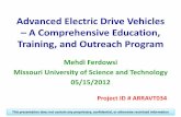 Advanced Electric Drive Vehicles – A Comprehensive Education, Training ...energy.gov/sites/prod/files/2014/03/f10/arravt034_ti_ferdowsi_2012... · – A Comprehensive Education,
