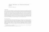 Hans Kelsen on International Law - European Journal of ... · Hans Kelsen on International Law Francois Rigaux* Abstract Kelsen's monistic theory of law, according to which international