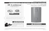 COMMERCIAL ELECTRIC WATER HEATERS - Lochinvarlochinvar.com/_linefiles/100270495 Manual 2016.pdf · faucet be opened for several minutes at the kitchen sink before using any ... •