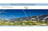 Journal of Applied Sciences & Environmental … of Applied Sciences & Environmental Sustainability e-ISSN 2360-8013 ii | P a g e Journal of Applied Sciences & Environmental Sustainability