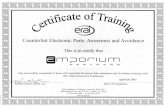 Oócate of TraiQi eraï Counterfeit Electronic Parts ...emporiumpartners.com/.../07/ERAI_Counterfeit_Parts_Training_Cert.pdf · Has successfully completed 16 hours of Counterfeit
