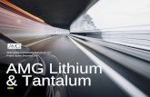 Project Update December 2017 AMG Lithium & Tantalum… ·  · 2018-01-17Project Update December 2017. Project Update 4 ... mentioned in this presentation. These materials do not