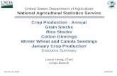 United States Department of Agriculture National … 1-12-18 Field Crops Stocks Fruit & Nuts Specialty Crops Corn Corn Citrus Potatoes Soybeans Soybeans Sweet Potatoes All Cotton Sorghum
