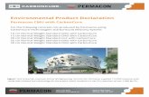 Environmental Product Declaration - Permacon: … Environmental Product Declaration Permacon CMU with CarbonCure For the following concrete mix produced by Permacon using CarbonCure