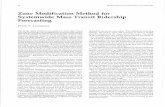 Zone Modification Method for Systemwide Mass Transit ...onlinepubs.trb.org/Onlinepubs/trr/1990/1285/1285-003.pdf · Zone Modification Method for Systemwide Mass ... of this method