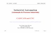 CAD/CAM and CNC - FenixEdu · API P. Oliveira Page 2 IST / DEEC / ACSDC Chap. 4 - GRAFCET (Sequential Function Chart) [1 weeks] Chap. 5 – CAD/CAM and CNC [1 semana] Methodology