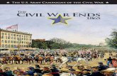 The Civil W r Ends - U.S. Army Center Of Military History U.S. Army Campaigns of the Civil War The Civil W r Ends 1865