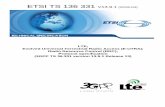 Evolved Universal Terrestrial Radio Access (E-UTRA); · ETSI 3GPP TS 36.331 version 13.9.1 Release 13 2 ETSI TS 136 331 V13.9.1 (2018-04) Intellectual Property Rights Essential patents
