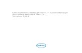 Dell Systems Management OpenManage Software … · Accessing documents from Dell support site ... – Dell PowerEdge T630 • Dell Precision R7910 ... nda rd Ess enti als Stan dard