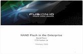 David Flynn CTO Fusion-io · Conﬁdential NDA only material - do not ... Dell Precision 690 with 80G ioDrives dual 600G ... Fusion-io solution addressed both front and back end capacity