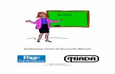 Dealership Chart of Accounts Manual - NIADA · 1595 LIFO Reserve - Used Vehicles 30 ... NIADA Dealership Chart of Accounts Manual 5 [June, 2002] ASSET ACCOUNT CASH AND CONTRACTS 1030