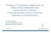 Analysis of Complaints Lodged with the Office of the ...bhsdigitalrepository.bhs.org.au/bhsjspui/bitstream/11054/719/3... · Office of the Health Services Commissioner (Victoria)