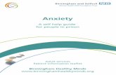 Anxiety - Self Help Guides · x Stewart RE., Chambless DL. ... adult anxiety disorders in clinical practice: a meta-analysis of ... Anxiety can affect us in at least four different
