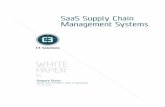 SaaS Supply Chain Management Systems - … · SaaS Supply Chain Management Systems WHITE PAPER By Gregory Braun Senior Vice-President, Sales & Marketing C3 Solutions