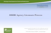 DBHR Agency Licensure Process - Transforming Lives · BHO - Behavioral Health ... DBHR agency licensure process. ... DBHR team member will send you a personnel checklist (only fill