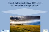 Chief Administrative Officers Performance Appraisals · development and implementation of other ... Performance Appraisal of a Chief Administrative Officer, ... Performance Appraisal