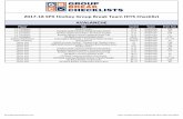 2017-18 SPX Hockey HITS Checklist - Group Break Checklists · 2017-18 SPX Hockey Group Break Team HITS Checklist AVALANCHE ... Pierre-Luc Dubois 148/98 Variant Parallel - Shadow Box