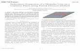 1 Inductance Extraction of a Meander Line on a Coplanar ... · Inductance Extraction of a Meander Line on a Coplanar Plane using Partial Element Method ... located in parallel and