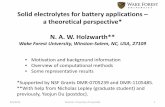 Solid electrolytes for battery applications – a theoretical …users.wfu.edu/natalie/presentations/Louisville2012.pdf ·  · 2012-05-17Solid electrolytes for battery applications