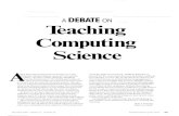 Teaching Computing Science A February, Edsger Dijkstra ...cs-exhibitions.uni-klu.ac.at/.../documents/text/EWD1036CACM.pdf · Teaching Computing Science t the ACM Computer Science