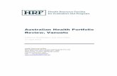 Australian Health Portfolio Review, Vanuatudfat.gov.au/.../australian-health-portfolio-review-vanuatu.pdf · Australian Health Portfolio Review, Vanuatu ... 3.4. Budgeting and financial