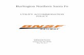 UTILITY ACCOMMODATION POLICY - BNSF …bnsfcontractor.com/master/documents/utilityaccommondation.pdfUTILITY ACCOMMODATION POLICY ... PART 2 - UTILITIES PARALLELING RAILROAD PROPERTY