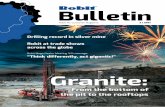 Bulletin - Robit Plc at trade shows across the globe Drilling record in silver mine Robit Mega Dealer Meeting 3.0 message: “Think differently, act gigantic!” Robit Plc Customer