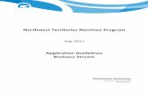 Northwest Territories Nominee Program - ImmigrateNWT Stream Guidelines... · Northwest Territories Nominee Program . July 2017 . ... Northwest Territories by ... • A lawyer or paralegal