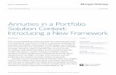 Annuities in a Portfolio Solution Context: Introducing … refer to important information, disclosures and qualifications at the end of this material. OCTOBEr 2014 4 ANNuITIES IN A