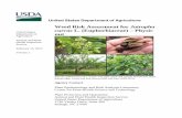 WRA Jatropha curcas - USDA APHIS · Jatropha curcas is a deciduous, perennial plant (Dehgan, 2012; Henning, 2007) that produces viable seeds (Brittaine and Lutaladio, 2010). It has