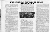 page 14) PRISON STRUGGLE 1970-71 - The Abolitionist · at Auburn State Prison in November 1970 . Mean-while, a group of Auburn prisoners, the "Auburn 80 ," singled out by prison officials