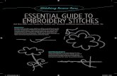 S˜˚˜˛hin˝ ˙noˆ-ˇoˆ ESSENTIAL GUIDE TO EMBROIDERY STITCHES€¦ · S˜˚˜˛hin˝ ˙noˆ-ˇoˆ ESSENTIAL GUIDE TO EMBROIDERY STITCHES All the info you need to make our Scandi