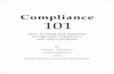 How to build and maintain an effective compliance and ... · How to build and maintain an effective compliance and ethics program By ... The Seven Essential Elements ... iv Compliance