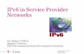 IPv6 in Service Provider Networks - Tilak De Silva - Home books/IPV6/IPV6 DeutcheTel.pdfIPv6 in Service Provider Networks Dr. Balázs VARGA Magyar Telekom PKI Telecommunications Development