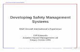 Calgary October 2005€¦ ·  · 2010-05-03Air Safety, Safety Management Systems, Human Factors in Aviation Management, Continuing Airworthiness AVIATION HAZARD MANAGEMENT AVIATION