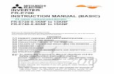 FR-E700-NF INSTRUCTION MANUAL (BASIC) - …suport.siriustrading.ro/02.DocArh/04.INV/31.FR-E700/02...A-1 This Instruction Manual (Basic) provides handling information and precautions