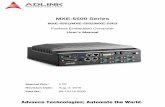 MXE-5500 Series Fanless Embedded Computer - ACCEED · Fanless Embedded Computer ... the MXE-5500 series continues to offer all the popular ... System Idle 20.3W Under Windows Desktop
