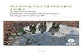 Achieving Natural Resource Justice - Oxfam in Uganda | … ·  · 2018-03-067 Goals for Achieving Natural Resource Justice 16 FG1 ... rights are more progressively realized within