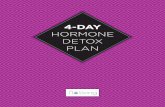 HORMONE DETOX PLAN - Flo Living · HORMONE DETOX PLAN. ... Why You Need to Detox Your Hormones ASAP! ... can also add a little lemon to your water, as this will help with the detox.