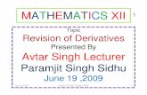 Presented By Avtar Singh Lecturer Paramjit Singh Sidhussapunjab.org/sub pages/edusat/math2.pdf ·  · 2011-03-15Presented By Avtar Singh Lecturer Paramjit Singh Sidhu ... Q.No. 1