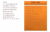 Tbilisi State The News Conservatoire - Polyphonypolyphony.ge/wp-content/uploads/2016/04/16_biuleteni_Eng.pdf · Tbilisi State Conservatoire International ... Simha Arom is one of