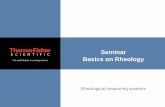 Seminar Basics on Rheologypersonal.icv.csic.es/reo2013/pdf/05_Rheological_Instruments_e... · Principle Device Measured quantity ... - Labour-intensive ... + Structural disadvantages