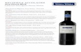REVIEWS & ACCOLADES - s3-us-west-2.amazonaws.com · REVIEWS & ACCOLADES ... An intricately assembled and well balanced example of Australia’s signature blend, with a ... it carries