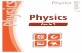 Physics Grade 7 - School District 71 Comox Valley€¦ ·  · 2016-09-02Grade 7 Physics Physics Physics Grade 7. S.D. #71 omox Valley, ritish olumbia, ... act of asking questions