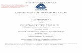 DEPARTMENT OF TRANSPORTATION BID …gssdocs.deldot.delaware.gov/bids/T201503701 - Proposal.pdfSTATE OF DELAWARE DEPARTMENT OF TRANSPORTATION BID PROPOSAL for CONTRACT T201503701.01